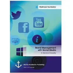 Brand Management with Social Media: In Service Industry, Fachbücher von Shahriyar Humbatov