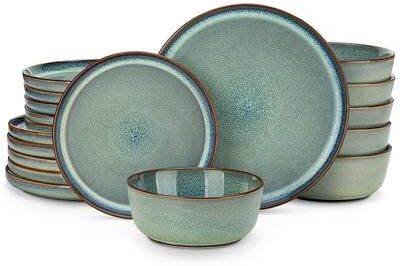 vancasso SATA 16/18/24 Piece Stoneware Dinnerware Set Service for 4/6