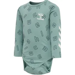 hummel hmlATHENS langarm Baby-Body 7135 - mineral blue 74
