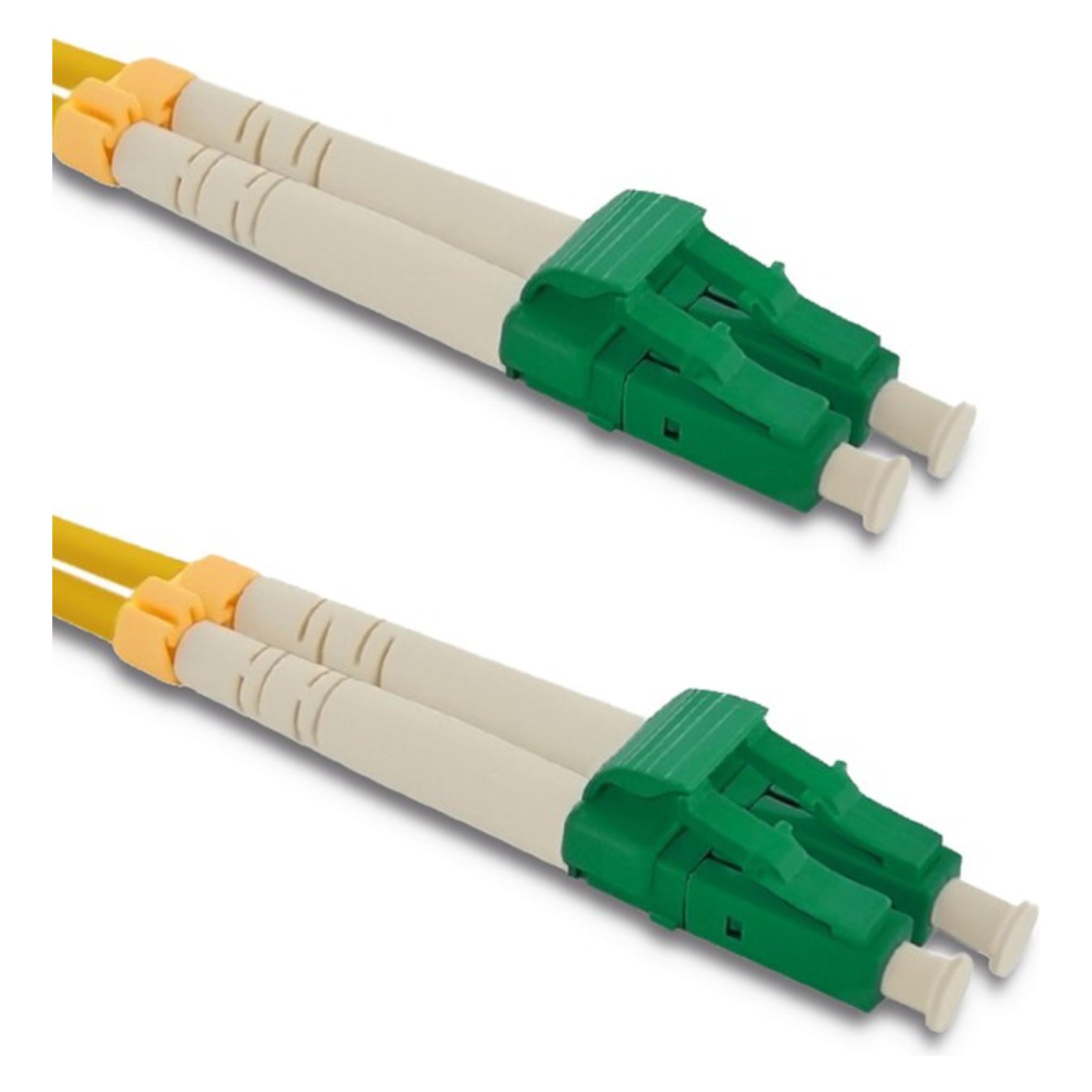 Qoltec Patchcord światłowodowy LC/APC - LC/APC | Singlemode | 9/125 | G652D | Duplex | 1m (1 m) (54018)