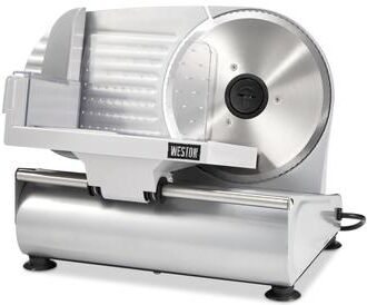 "Weston 7.5"" Meat Slicer with Serrated Blade"