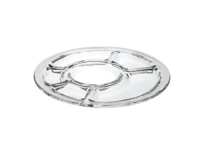 Fondueteller Onda, Hergiswil, transparent, Glas