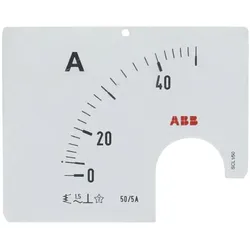 ABB SCL1/50 Wechselskala für AMT 1 Amperemeter SCL1-50 Wechselskala für AMT 1 2CSM110149R1041 SCL150