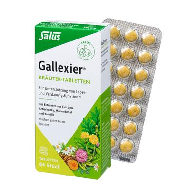 Gallexier Kräuter-Tabletten Salus 84 St Tabletten