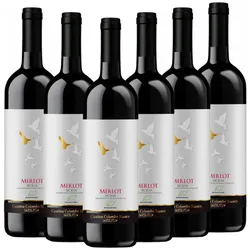 Colomba Bianca Bio-Merlot Sicilia DOC Colomba Bianca Italien  trocken - 6er Karton