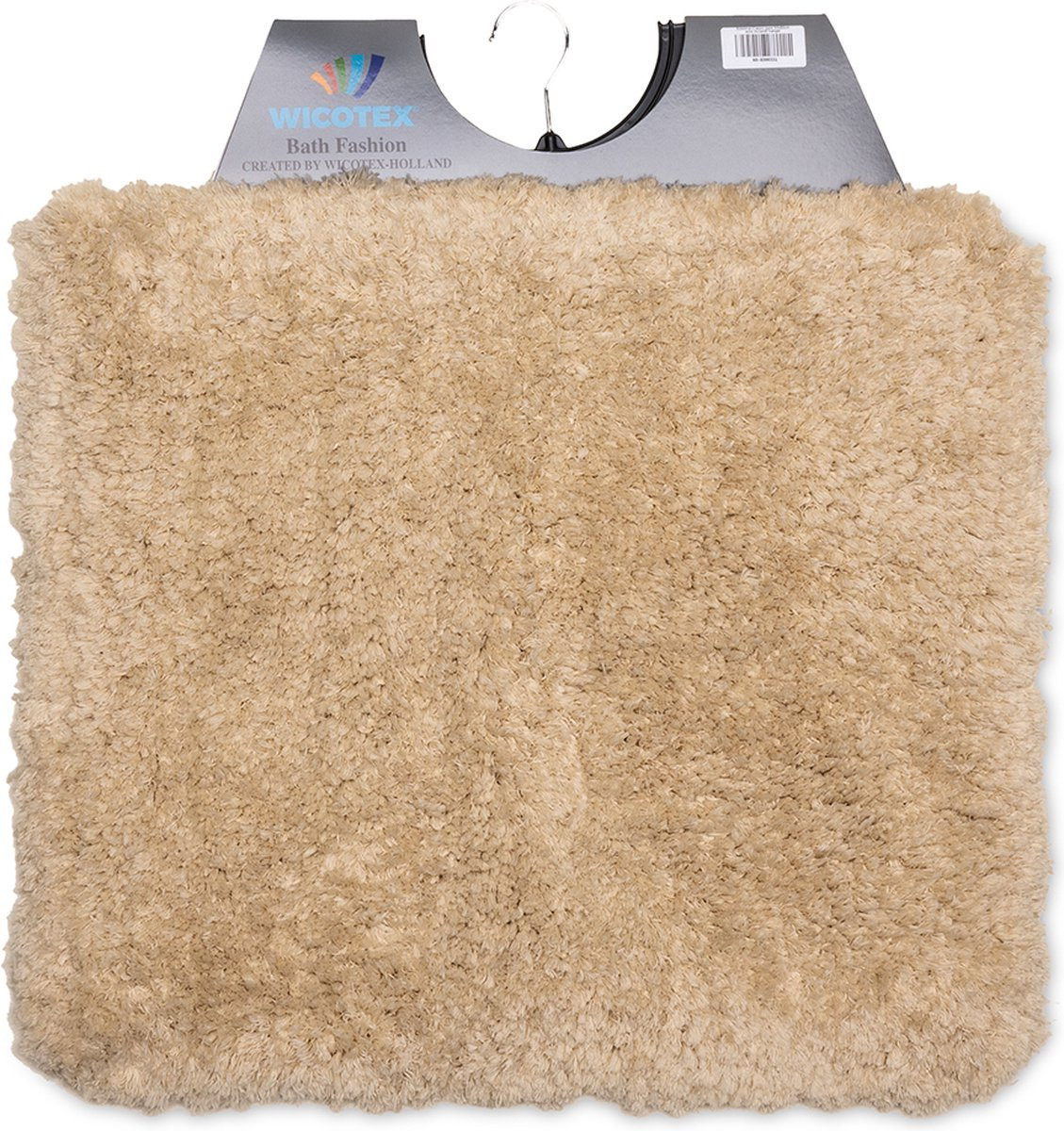 Wicotex Bidetmat Classic pure Ecru Badmat met antislip onderkant B/D: 50 x 60 cm