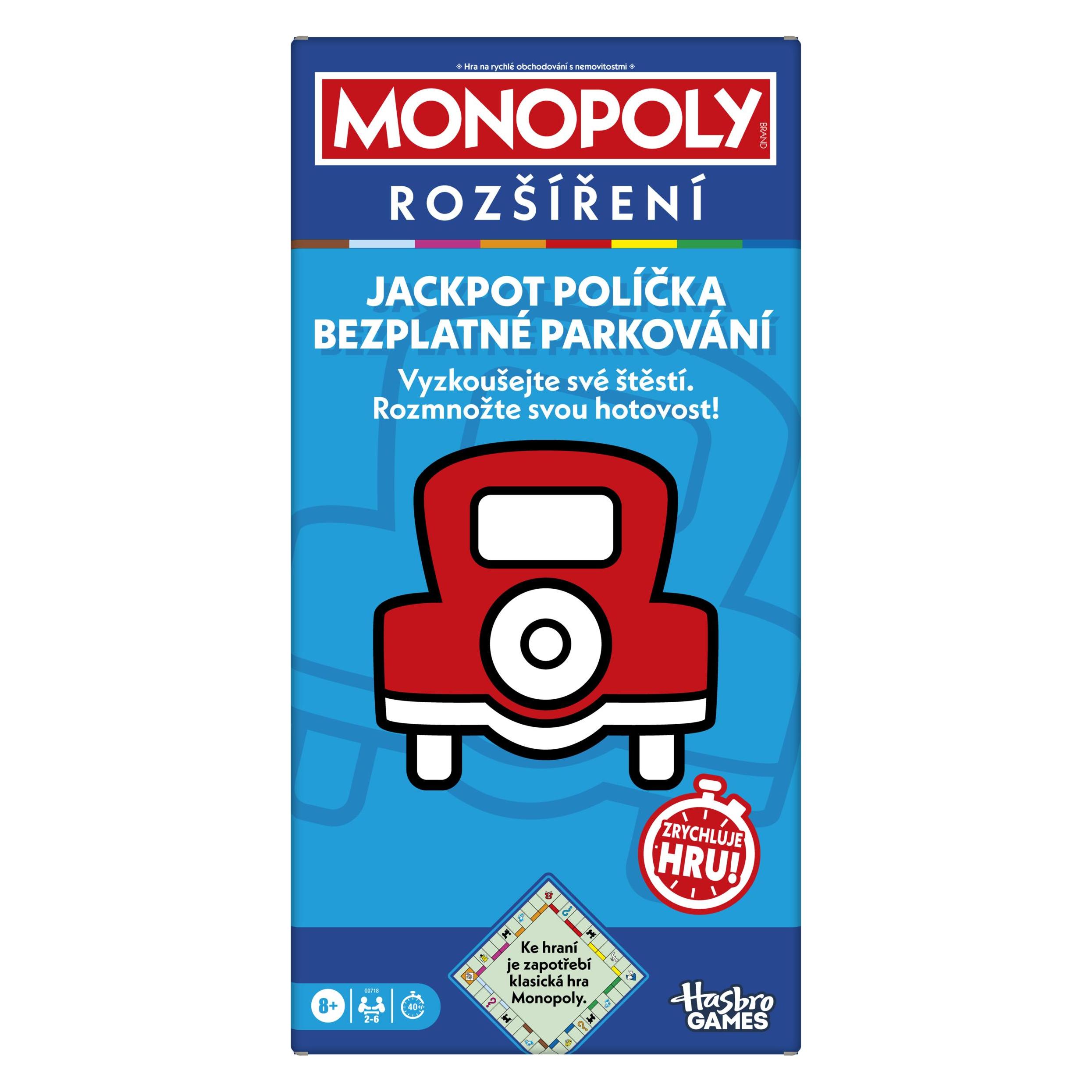 Hasbro Monopoly Ergänzung Frei Parken Jackpot (Tschechisch) (1120G0718)
