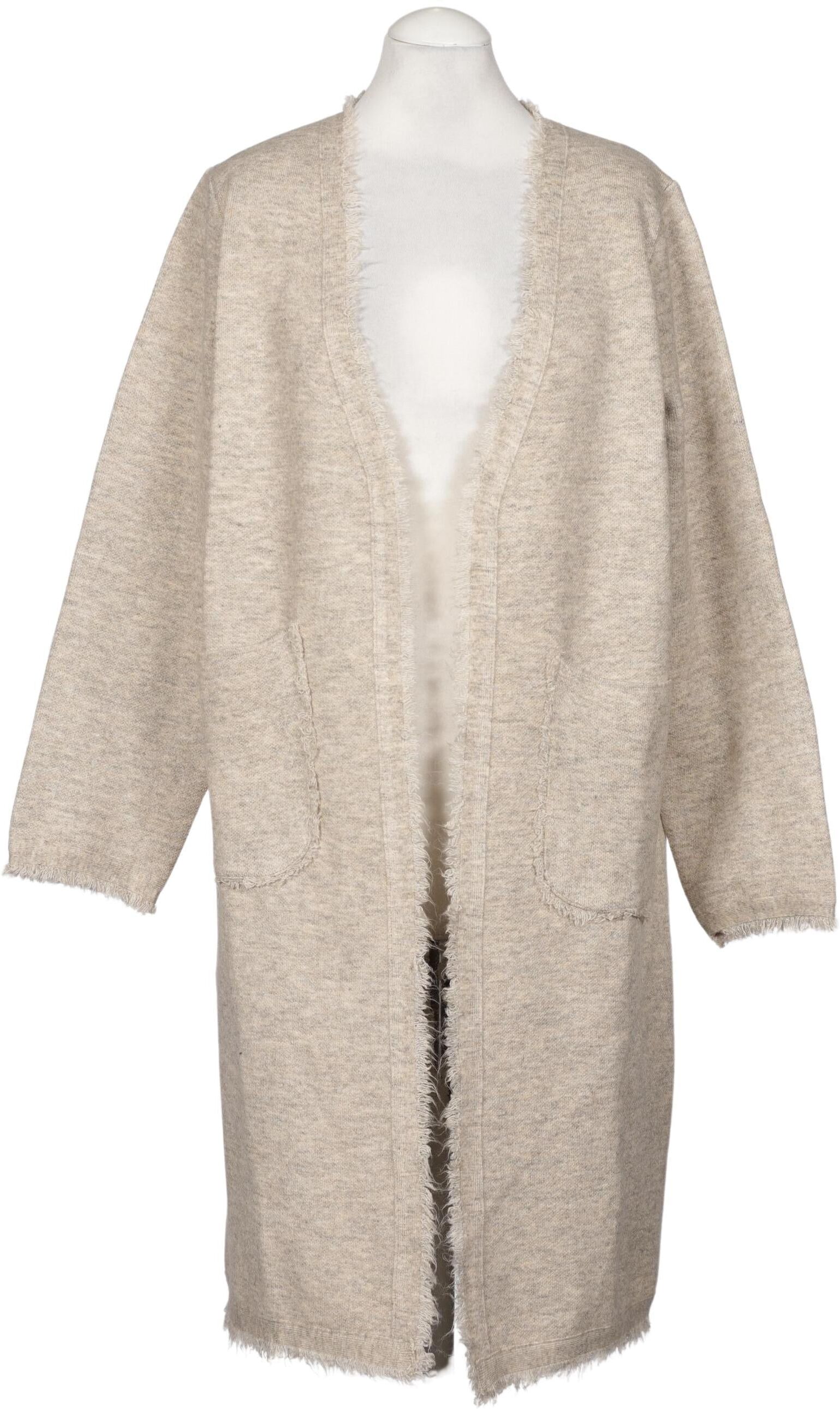 Zwillingsherz Damen Strickjacke, Beige, Gr. S, Synthetik / Elasthan - Second Hand
