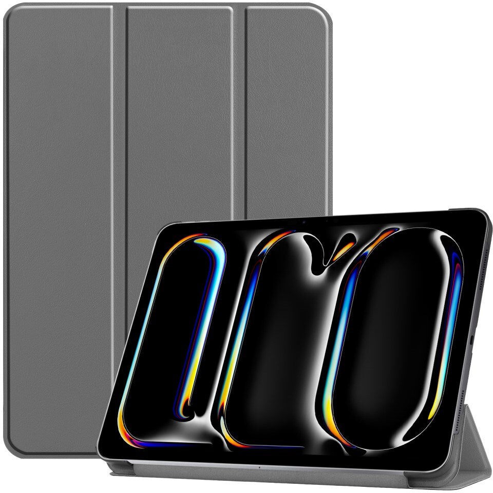 EIDERWOOD iPad Pro 11" (2025 / 2024) Tri-Fold Læder Cover - Grå