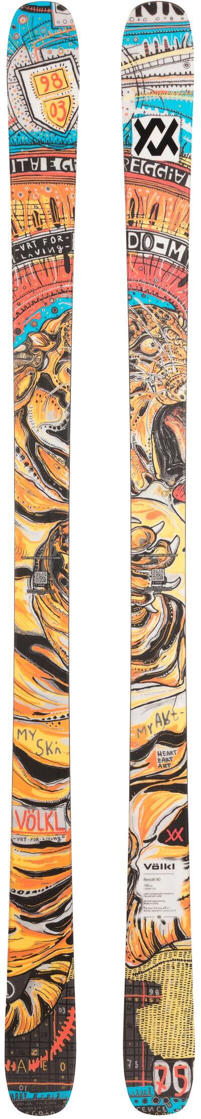 Volkl  - Pack Ski Revolt 90 - 180 + Attack Lyt 11 Gw Br.95 Sand - Ski