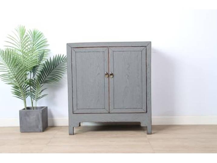 Yajutang Antike chinesische Kommode grau RAL7005