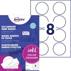 Avery-Zweckform L4881-20 Namensschild Kennzeichnungsetiketten (B x H) 65 mm x 65 mm 160 St.