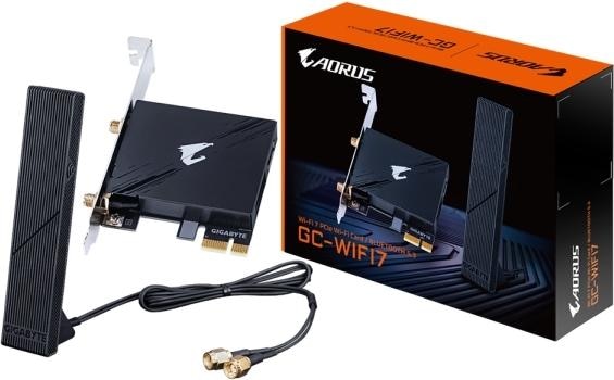 GIGABYTE GIGA GC-WIFI7 Wi-Fi 7 & Bluetooth 5.3 WLAN Karte (PCIe x1)