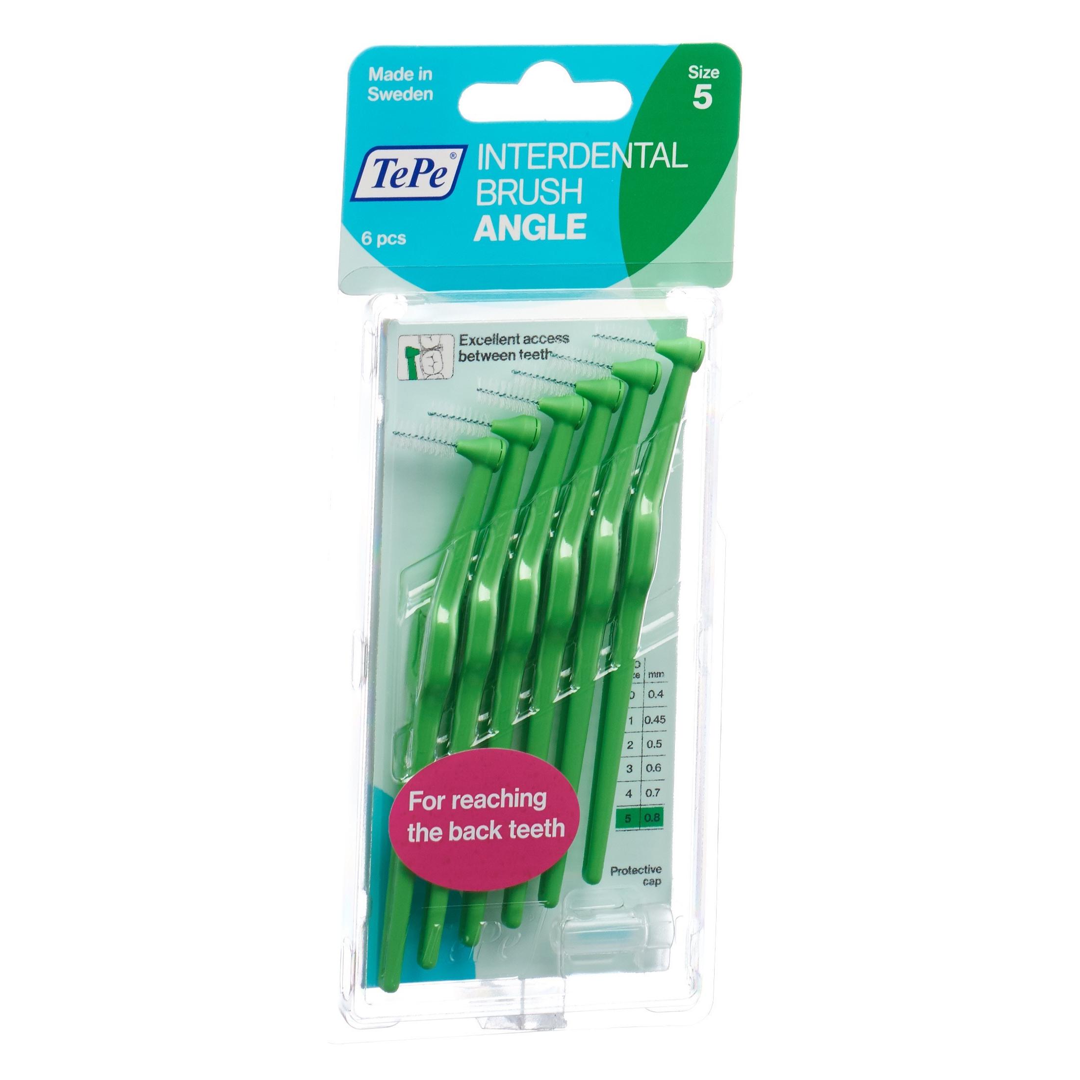 TePe Interdentalbürsten Angle ISO 5 (6x, 0.80 mm) (006124)
