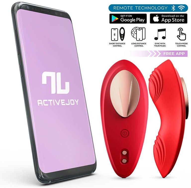 Intoyou Vibrateur de culotte avec App. - Rouge