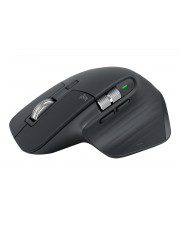 Logitech Master Series MX MASTER 3S Maus ergonomisch optisch 7 Tasten kabellos Bluetooth 2.4 GHz Logitech Logi Bolt USB-Receiver Graphite (910-006559)