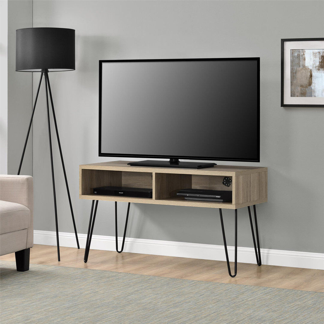 Hykkon Adlai TV Stand for TVs up to 42" Rustic Oak 42"