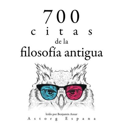 700 citas de la vieja filosofía - Aristoteles,Cicero,Epictetus,Heraclitus,Marcus Aurelius, Audio, 9782821164901