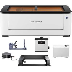 LaserPecker Graviermaschine LX2 20W, 500 x 305mm, All-In-One, 20W Ausgangsleistung, 0.1mm Laser, 60.000mm/min