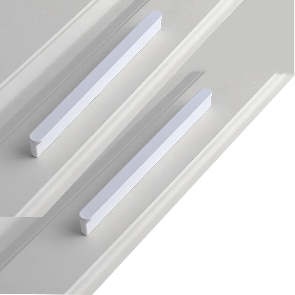 Wit Aluminium Kastgreep Ruimtevaart Lengte: 1000 mm
