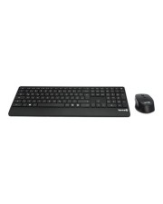 TERRA Desktop 4000 Wireless AES [DE] USB black Copilot Tastatur+Maus QWERTZ 105 Tasten Keypad Maus Optisch 2.400 dpi Handballenauflage Deutschland (2810757)