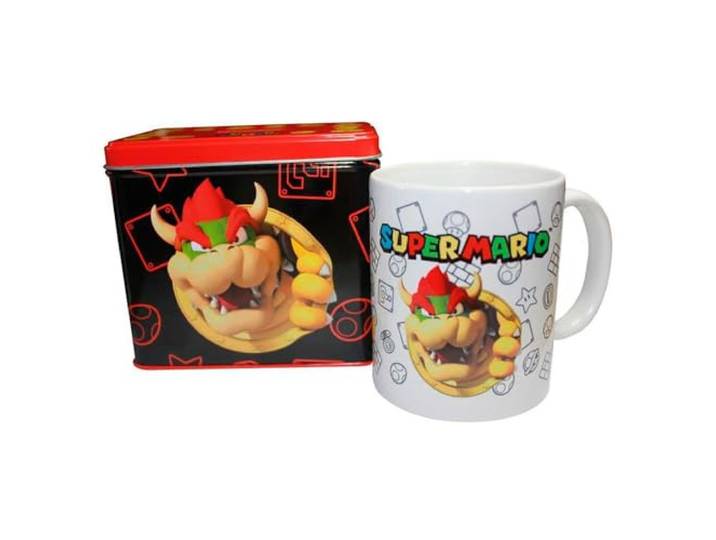Nintendo Set Cup + Spaarpot Bowser Super Mario Bros decoratief, meerkleurig, uniek