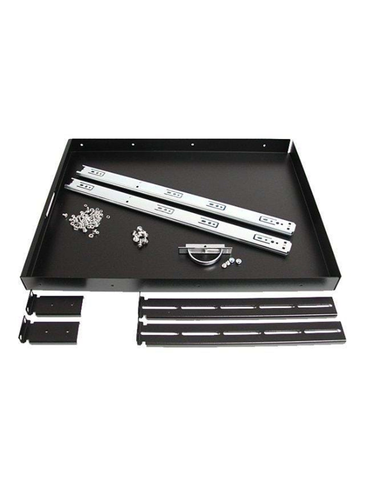 StarTech.com 22in Schwarz Deep Sliding Server Rack Gehäuse Regal