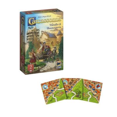 Hans im Glück HIGD0132 - Carcassonne, Händler & Baumeisterin (Auflage 2025), 2. Erweiterung