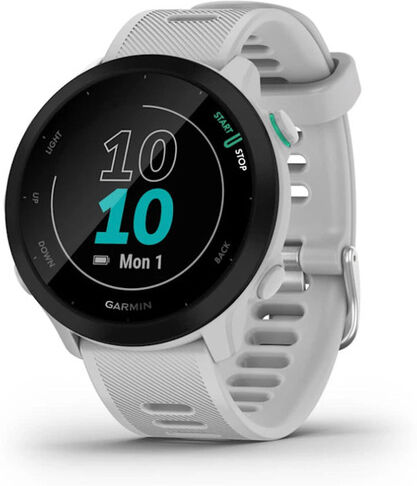 Garmin Forerunner 55 2,64 cm (1.04'') MIP 42 mm Digitale 208 x 208 Pixel Bianco GPS (satellitare)