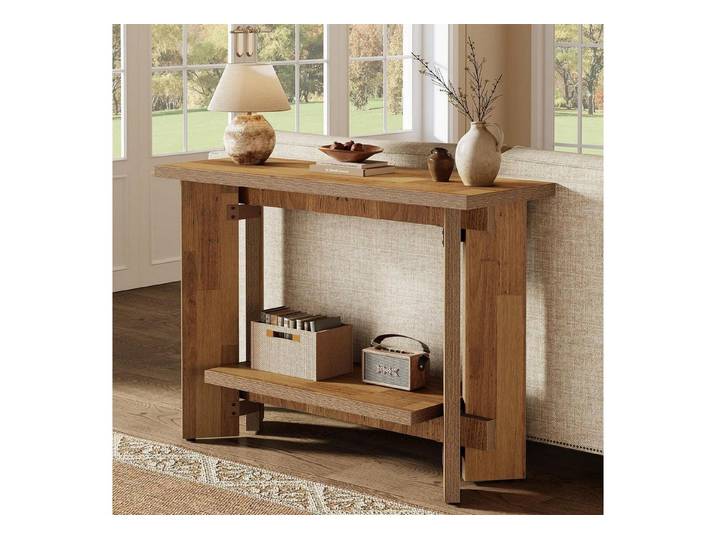 LuxusKollektion Konsolentisch Konsolentisch Rustikal 105x35x80 cm (1-St)