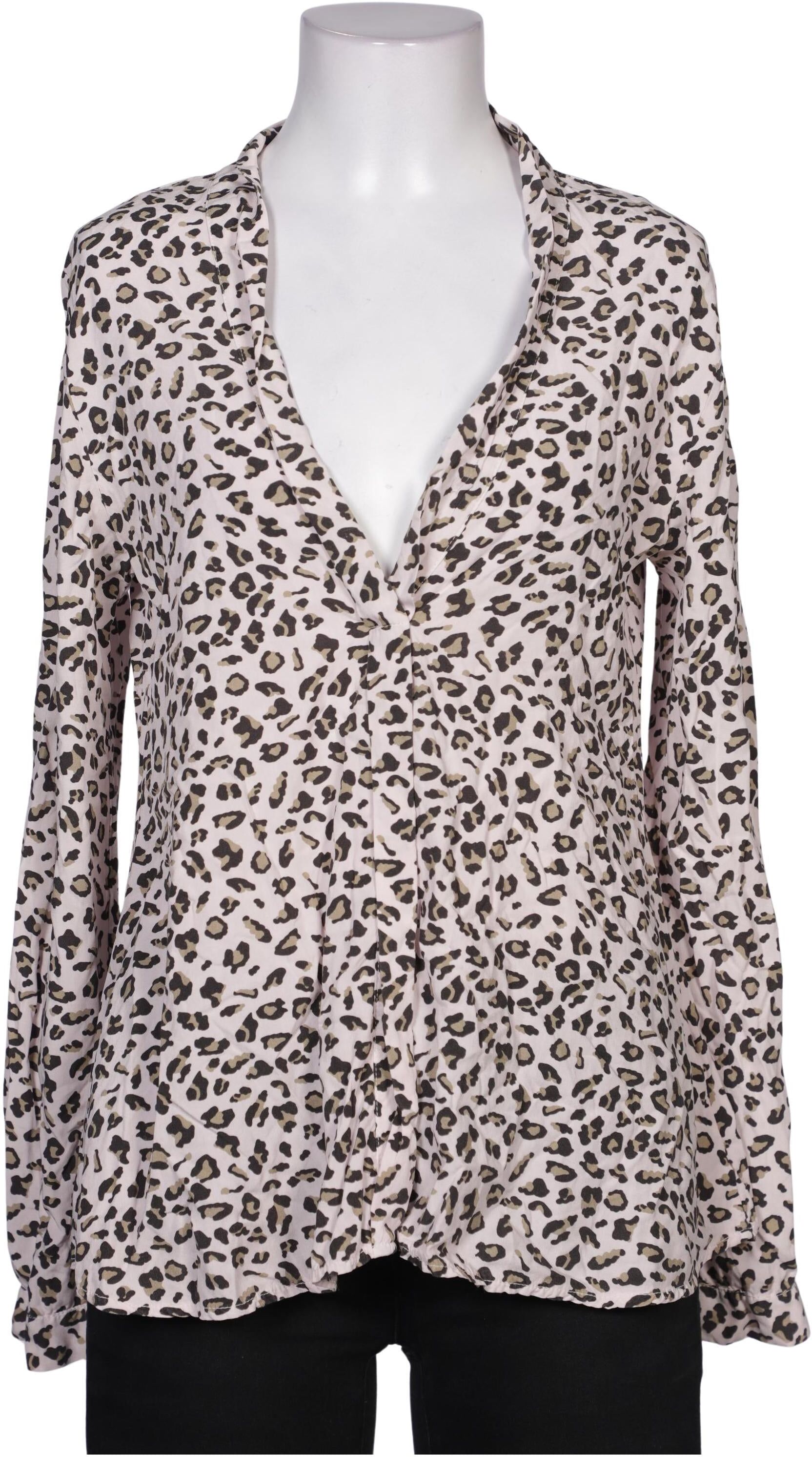 Funky Staff Damen Bluse, Cremeweiß, Gr. XS, Viskose - Second Hand