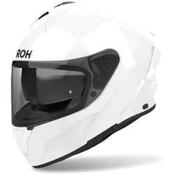 Airoh, Motorradhelm, Spark 2 Farbe Weiss Glanz Helm (XXL, 63 - 64 cm)