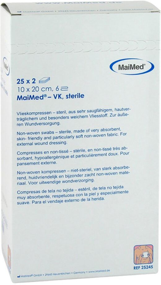 Vlieskompressen 10x20 cm steril 6fach