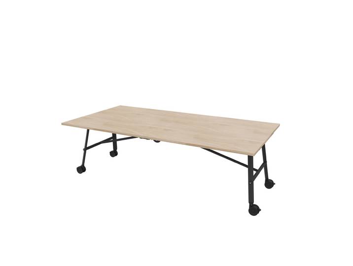 Table mobile plateau rabattable Serenity 240 x 120 cm Orme – Pied Noir
