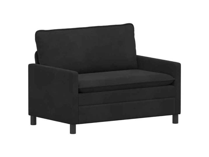 Canapé Noir 126 x 81 x 87 5 cm Velours