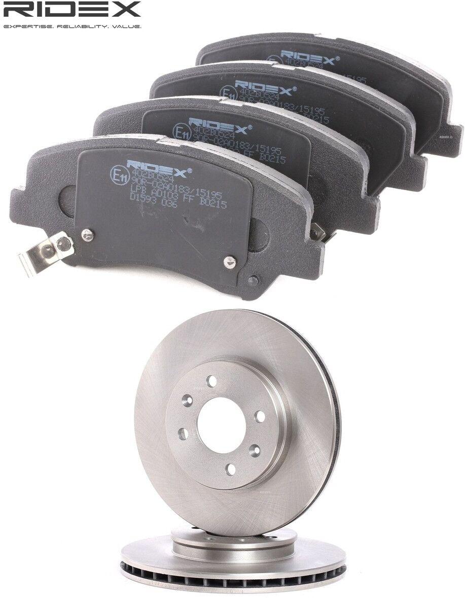 RIDEX 3405B0474 Brake discs and pads set