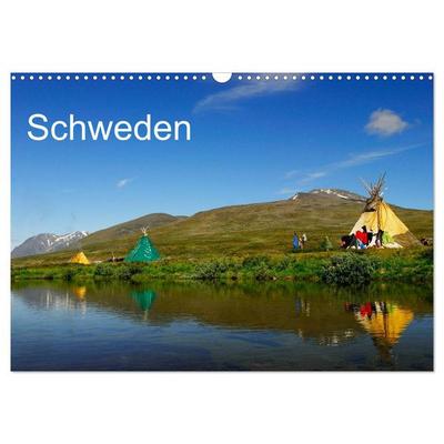 Schweden (Wandkalender 2026 DIN A3 quer), CALVENDO Monatskalender