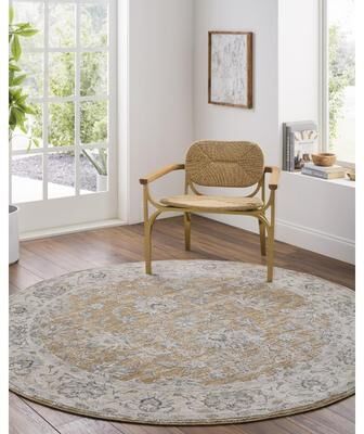 Livabliss Brunswick Traditional Medallion Area Rug