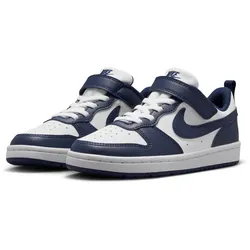 NIKE Court Borough Low Next Nature Sneaker Kinder 100 - white/midnight navy-white 30