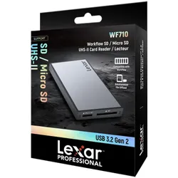 WF710 Workflow PRO SD/MicroSD Reader UHS-II USB 3.2 Gen2