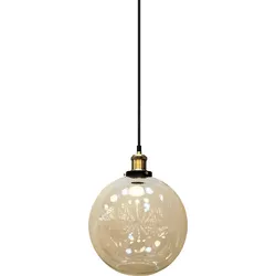 VT-3739 - Hängeleuchte, E27, rund, transparent