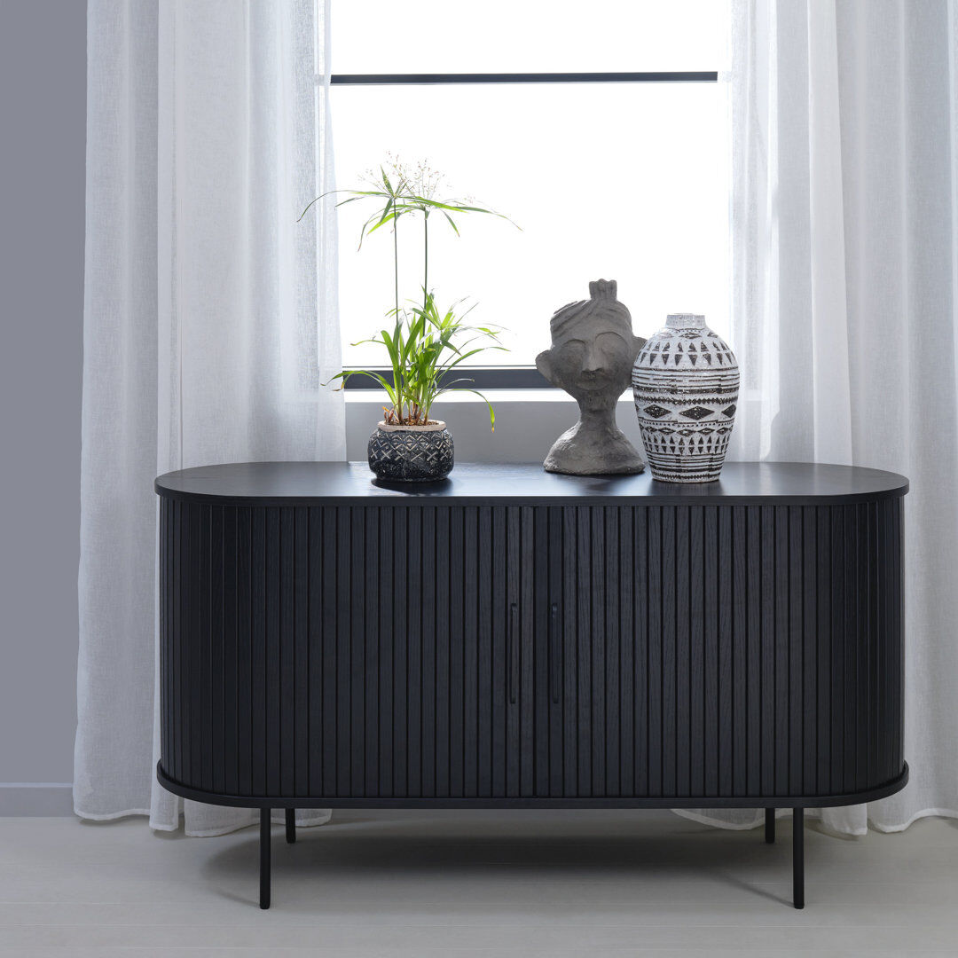 Corrigan Studio Gativel 140 cm W Sideboard Grey 76cm H X 140cm W X 45cm D