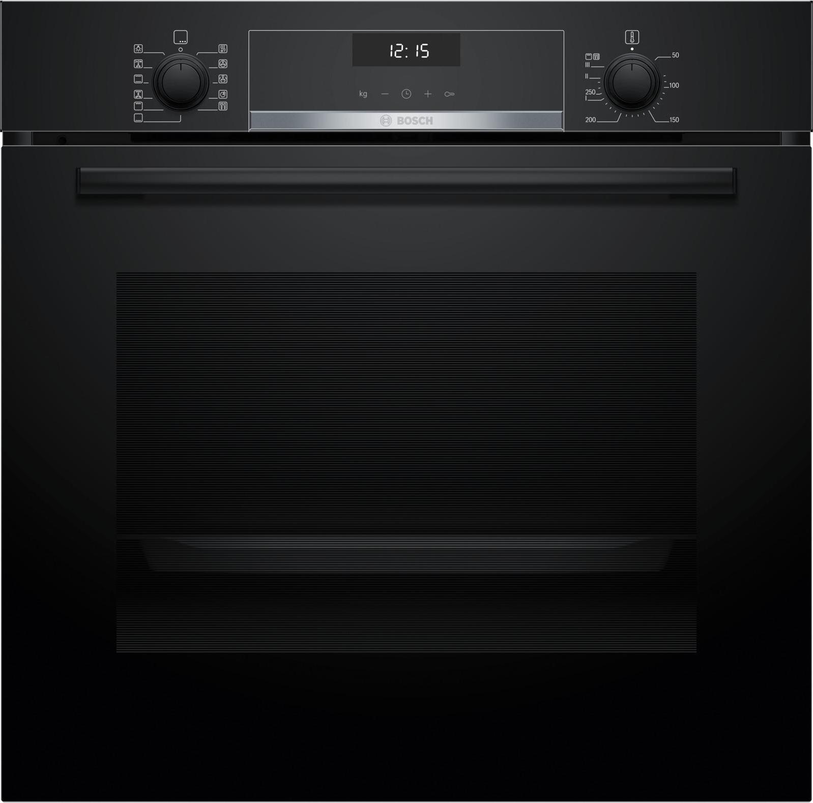 Bosch HBG537BB4 + PIF645BB5E, Zonen-Induktionskochfeld, 4 Zone(n), Glaskeramik, Schwarz, Berührung, 58,3 cm