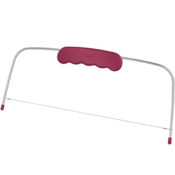 6x Metaltex Tortenbodenschneider, Cake Design Utensilien, Rot