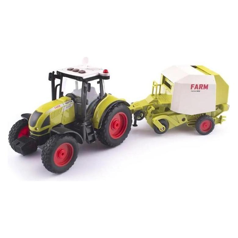Block Traktor mit Anhänger, Ballenpresse, Traktor (54616513)