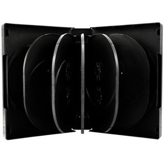 MediaRange DVD-Leerhülle für 12 Dics 39mm schwarz