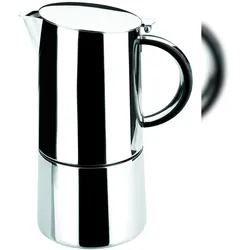Lacor – 62051 – Express Moka-Kaffeemaschine aus Edelstahl. 10 Tassen