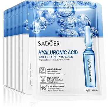 Uplift Picks SADOER Hyaluronic Acid Firming And Hydrating Facial Mask 10pcs SADOER Hyaluronic Acid Firming And Hydrating Facial Mask 10pcs