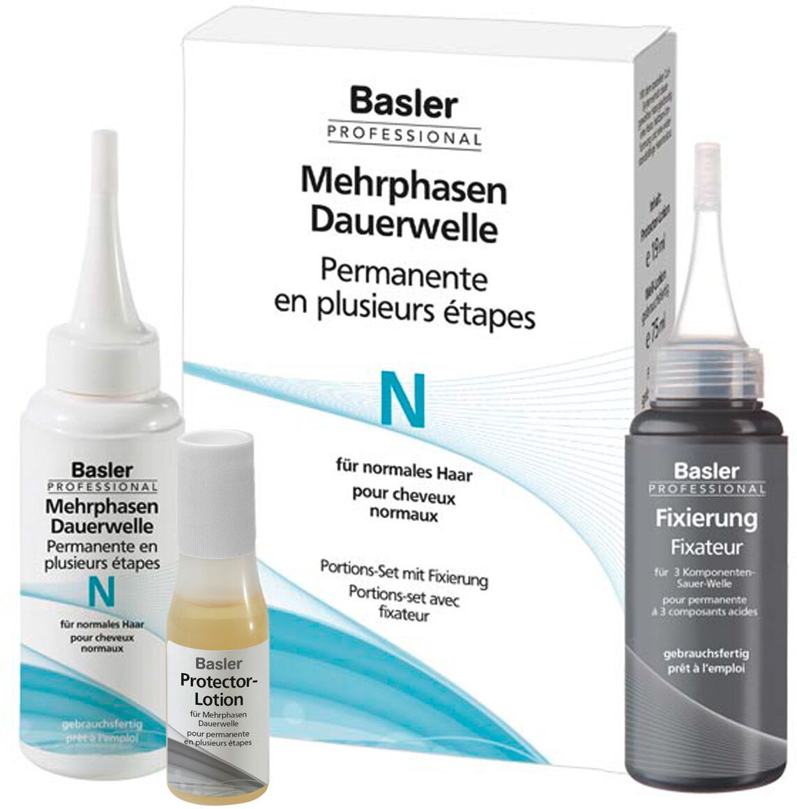 149ml basler Mehrphasen Dauerwelle (Lotion 55ml + Activator 19ml + Fixierung 75ml)