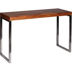 FineBuy, Konsolentisch, Konsolentisch Sheesham (120 x 45 x 76 cm)